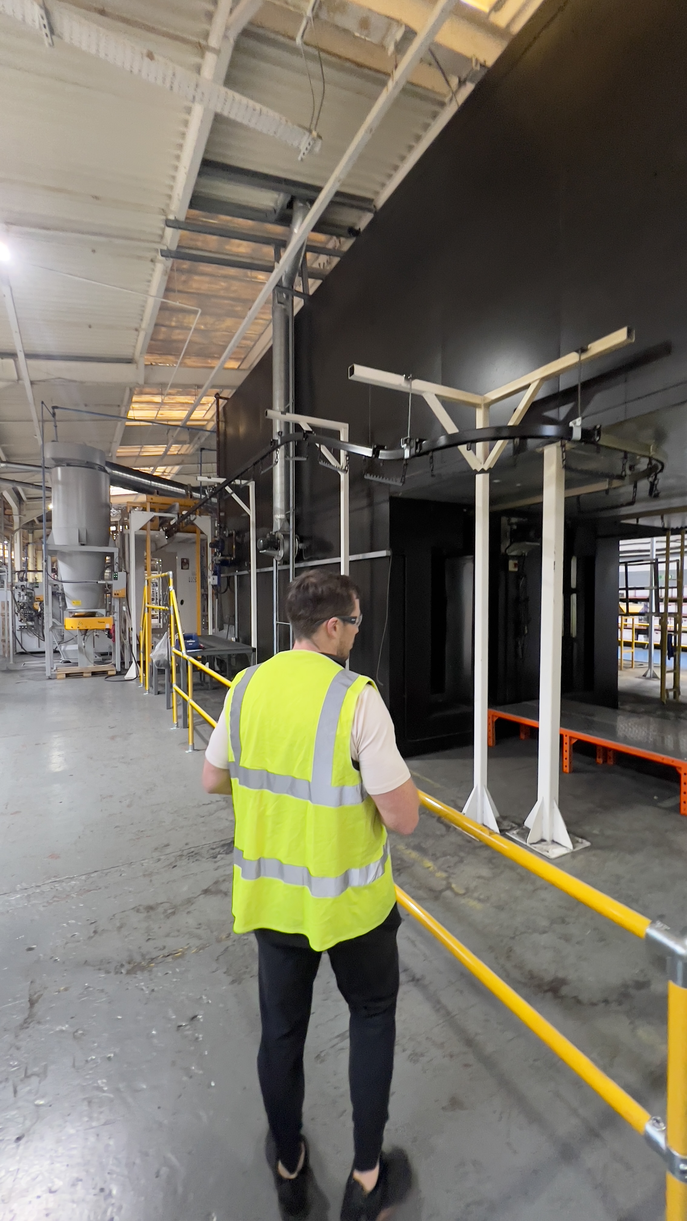 Checking the route through production