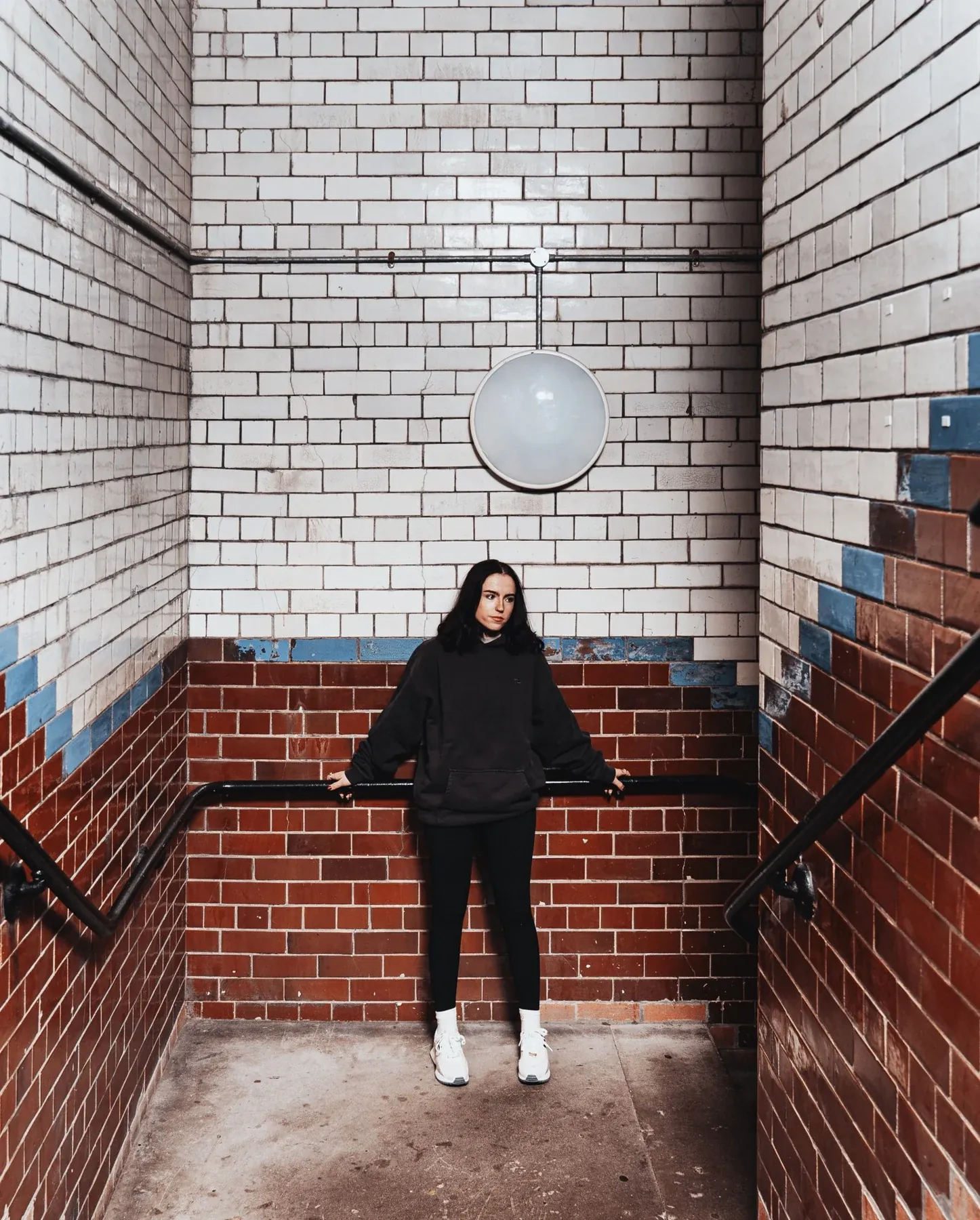 ThreefiveThree — tiled stairwell