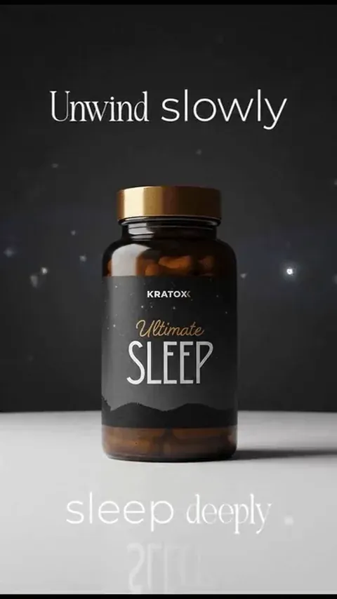 Sleep supplement product creative