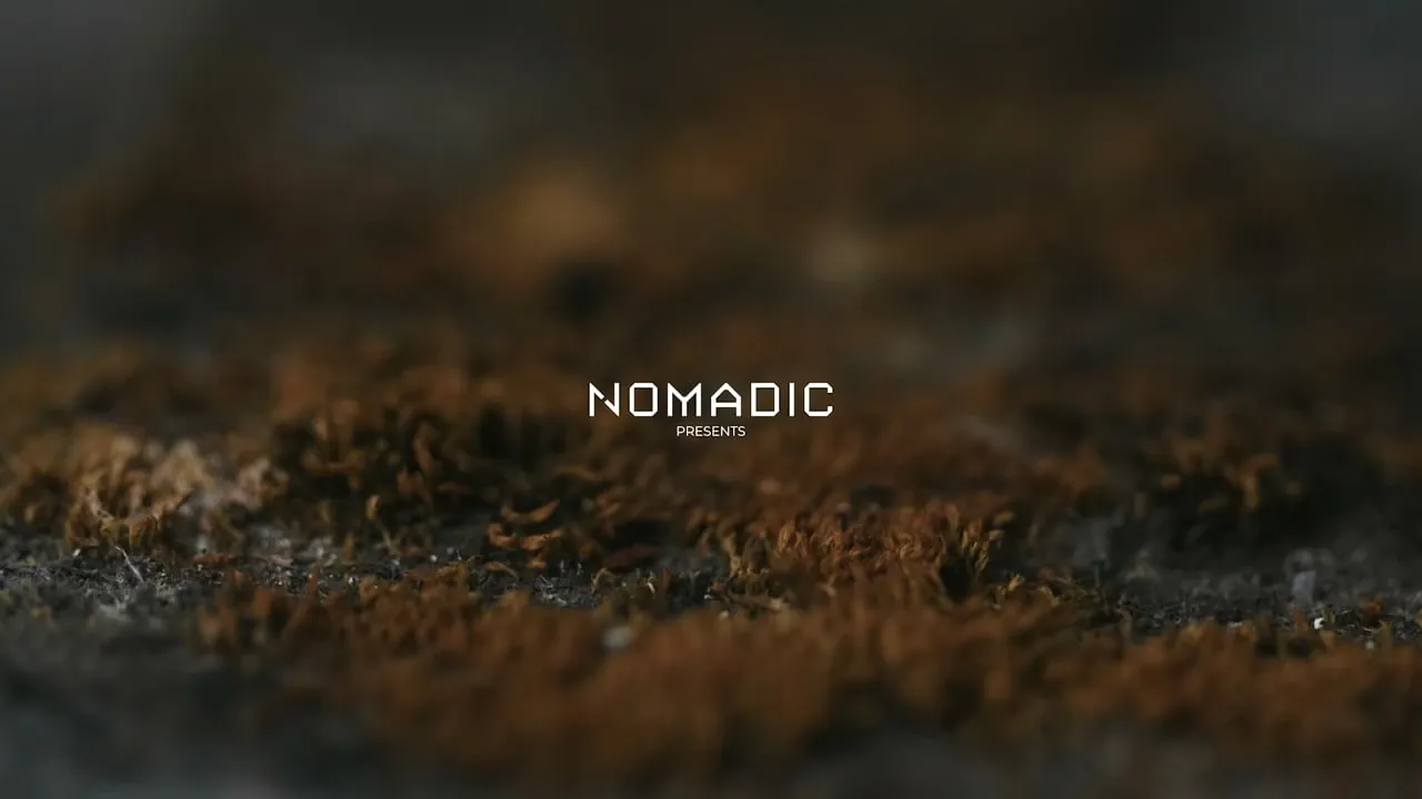 Opening landscape and title of the Nomadic Landfall Turas film